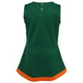 thumbnail image 3 of Girls Youth Green Miami Hurricanes Cheer Captain Jumper Dress, 3 of 3