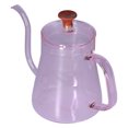 thumbnail image 1 of Large Capacity Long  Kettle - Heat , Easy To  Coffee Pot For Home, Office -  Borosilicate Glass, 1 of 8