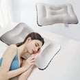 thumbnail image 1 of Qaailabf Hotel-Grade Soft Down Bed Pillow, Polyester Core, Supportive for Back, Side, Stomach Sleeping, White, 13.77x21.65in, Machine Washable, 1 of 1
