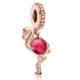 thumbnail image 1 of Pan Family Hot Sale Love Chameleon Red-crowned crane Colgante Accesorios diy Diamante Incrustaciones De Aleación Cuentas, 1 of 4