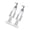 2 pcs, variant on ANXPTIME Christmas Nutcrackers Soap Dispenser Transparent Bottle Liquid Soap Container