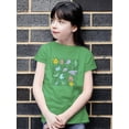 thumbnail image 2 of Contour Draw Birds Doodle T-Shirt Juniors -Image by Shutterstock,  x-Small, 2 of 4