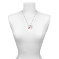 thumbnail image 2 of Delight Jewelry Silvertone Large Pink Ballet Slippers She is Clothed in Stength and Dignity Charm Necklace, 20"+3", 2 of 4