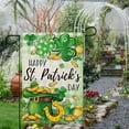 thumbnail image 5 of Costeam Lucky Clover St. Patrick's Day Garden Flag, Double-Sided Outdoor Yard Banner, Irish Festival Decorative Flag, 5 of 6