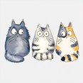 thumbnail image 3 of CafePress - Three 3 Cats - Kids Hooded Sweatshirt, Classic Hoodie, 3 of 4