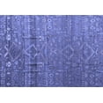 thumbnail image 1 of Ahgly Company Machine Washable Indoor Rectangle Abstract Blue Modern Area Rugs, 4' x 6', 1 of 4