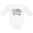 thumbnail image 3 of Inktastic Fluffy Sheep Family Boys or Girls Long Sleeve Baby Bodysuit, 3 of 5