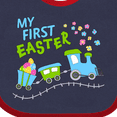 thumbnail image 4 of Inktastic My First Easter Train Boys or Girls Baby Bib, 4 of 4