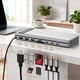 thumbnail image 4 of Optimized Title: USB C Docking Station with Vertical Laptop Stand, 4K 60Hz HDMI, 1Gbps Ethernet, 100W PD, 10Gbps USB-C Data, SD/TF Card Reader, Adjustable Width for MacBook & Windows, 4 of 13