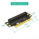 thumbnail image 4 of Tarjeta Vertical PCI-e 8X 3.0 de 90 Grados Invertida Macho A Hembra para Servidor 2U (Dirección de Instalación Hacia la CPU), 4 of 5