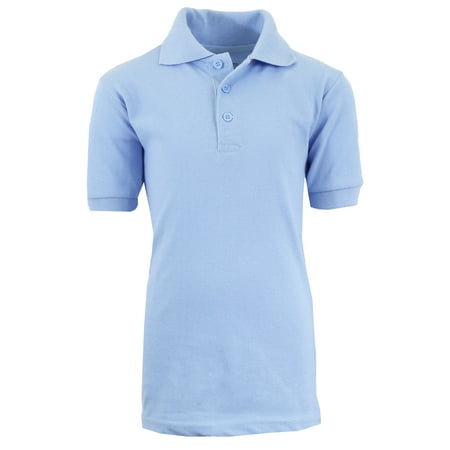 GBH Boys School Uniform Short Sleeve Pique Polo Shirt (Little Boys & Big (The Best Soccer Uniforms)