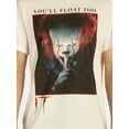thumbnail image 4 of It Pennywise Men’s & Big Men’s Graphic Tee, Sizes XS-3XL, 4 of 5