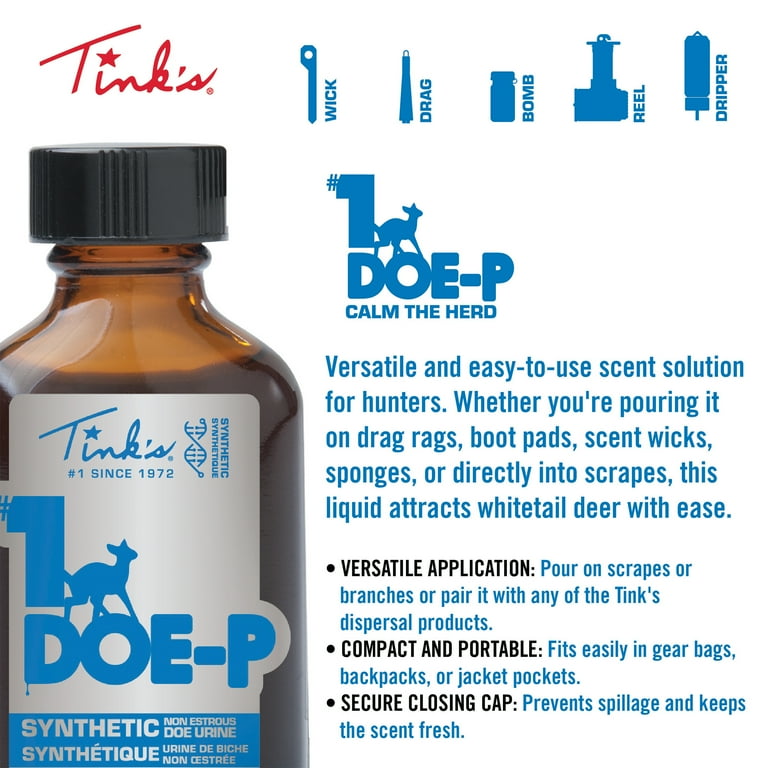 Tinks Synthetic 1 Doe-P Non-Estrous Deer Urine - Season Scent