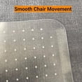 thumbnail image 6 of Heavy Duty Office Chair Mat for Carpeted Floors, 45x53 Inch Slip Resistant Under Desk Protector with Extended Lip for Easy Glide Rolling and Floor Protection, 6 of 6