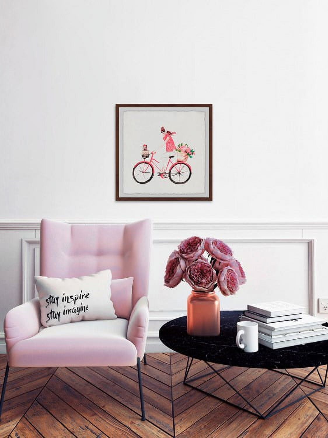 Bike Ride Framed Painting Print