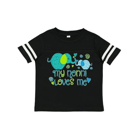 

Inktastic My Nonni Loves Me- Cute Elephants Gift Toddler Boy or Toddler Girl T-Shirt