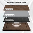 thumbnail image 3 of Cama para Perros WESTERN HOME con Espuma de Alta Resiliencia para Jaula Marrón, 3 of 6