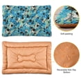 thumbnail image 2 of Iauyy 36x24in Washable Dog Bed Mats, 4cm Thick Comfort Pet Bed with Non-Slip Bottom for Crates, Indoors & Outdoors - Puppy Essentials,Impressionist Dance Effect, 2 of 5