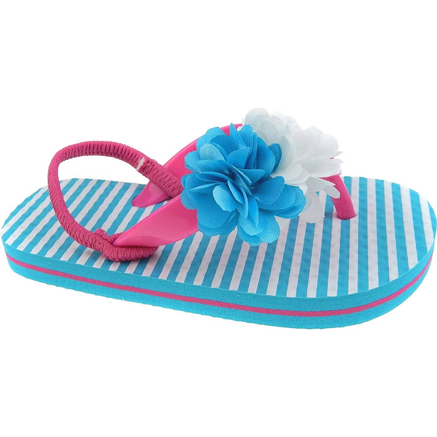 Toddler Girls' Beach Print Flip Flop Sandal