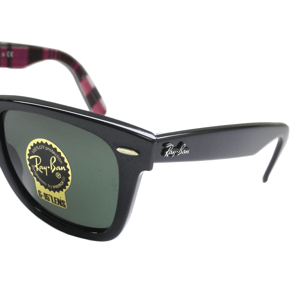 Ray-Ban Men's Gradient Original Wayfarer RB2140-901/58-54 Black Wayfarer  Sunglasses 