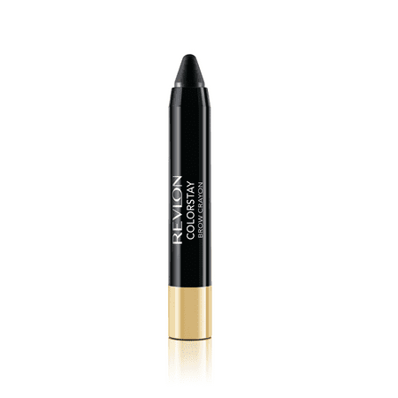 Revlon ColorStay™ Brow Crayon - Soft Black (Best Place To Get Eyebrows Waxed)