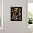 thumbnail image 3 of Nawypu Mushroom Decor, Retro Mushroom Collection Wall Art, Mushrooms Canvas Posters for Room, Kitchen Decor, 3 of 4