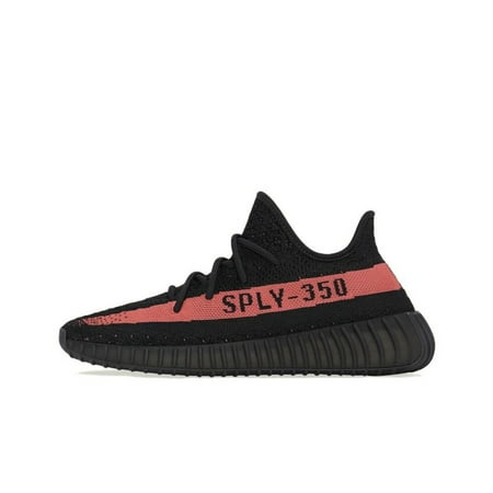 

350 V2 Core BlackRed fabric sports shock-absorbing anti-slip wear-resistant breathable lightweight low-top life casual shoes for men and women BY9612