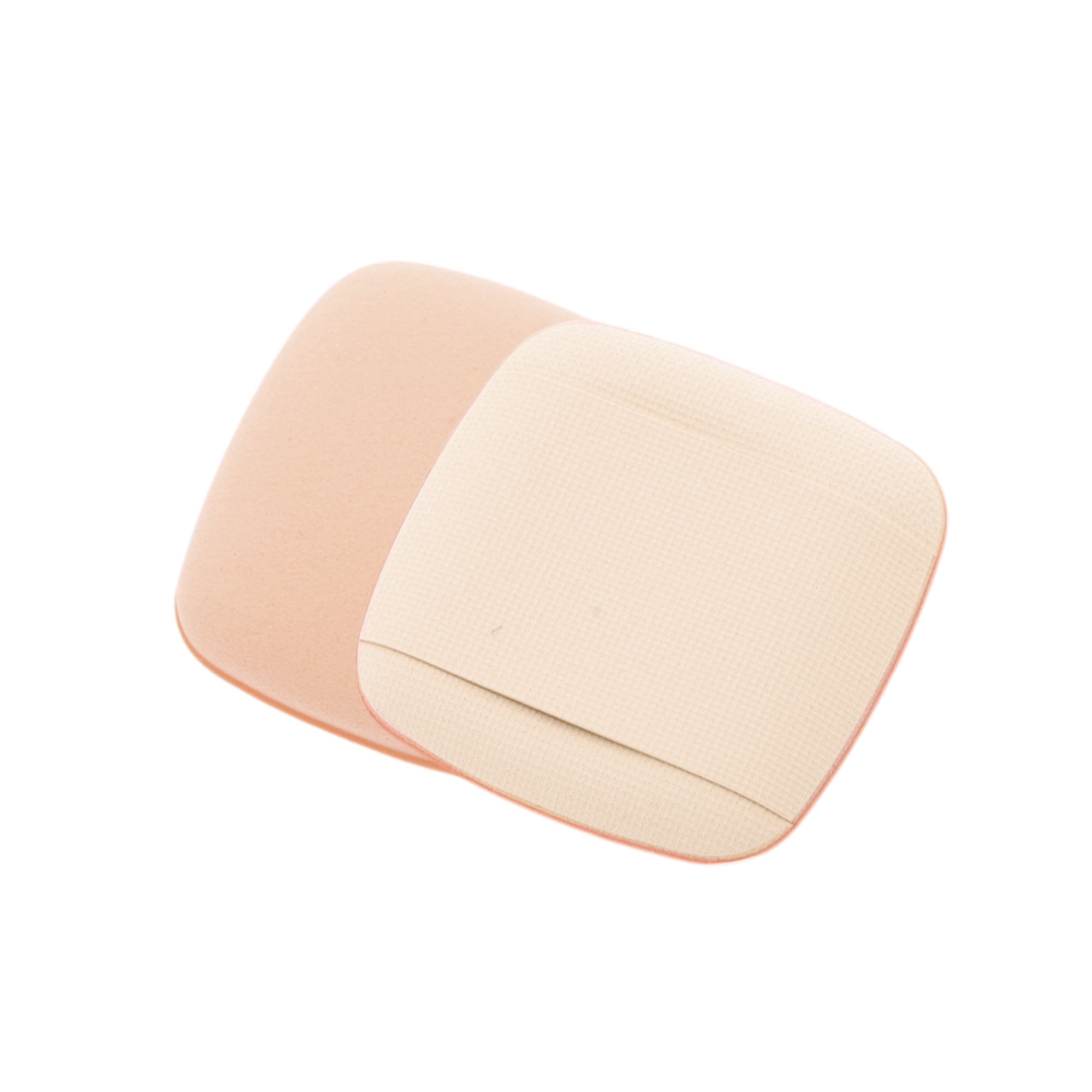 Unique Bargains 5 Pcs Square Face Makeup Sponge for Travel Nude