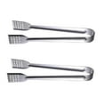 thumbnail image 2 of 2 Pcs Pince à Pain Multifonction en Acier Inoxydable Tête Plate Pinces de Cuisine pour Barbecue Salade Buffet (9 Pouces), 2 of 5