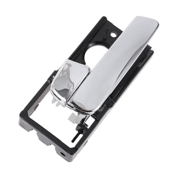 Manija de puerta interior del lado del conductor delantero para Kia Rio 2007-2011 Manija de puerta interior No.826101G000 Negro Tono Plateado 1 Pc