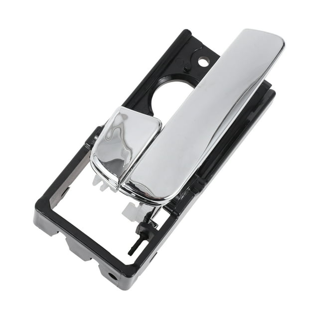 Manija de puerta interior del lado del conductor delantero para Kia Rio 2007-2011 Manija de puerta interior No.826101G000 Negro Tono Plateado 1 Pc