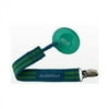 Booginhead PaciGrip Pacifier Holder, Black Flourish (Blue Green Stripe)