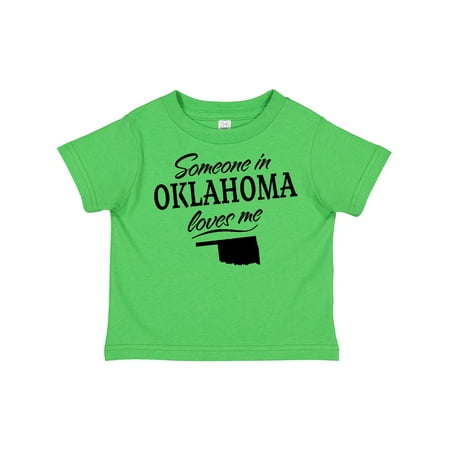 

Inktastic Someone in Oklahoma Loves Me Gift Toddler Boy or Toddler Girl T-Shirt