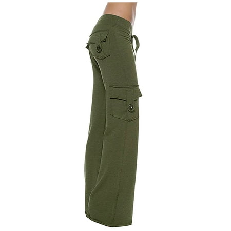 

ketyyh-chn99 Scrub Pants For Women Women s Baggy Linen Wide Leg Trousers Casual Patchwark Elastic Waist Harem Pants