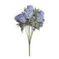 thumbnail image 1 of Boovnll Artificial Flowers, Simulated Red Rose Artificial Flower Wedding Guide Layout Simulation 11 Spring Rose Bouquets, Fake Flowers, Silk Flowers, Artificial Flowers for Decoration, 1 of 2