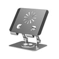 thumbnail image 3 of thinsony Tablet Holder Solid Color Replacement Nonslip Universal Heats Dissipation 360 Degree Foldable Aluminium Alloy Bracket Grey, 3 of 9