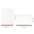 thumbnail image 2 of HAMPPLIES 2pcs Natural Wood Sign Holders Display Menu Stand for Restaurants, 2 of 8
