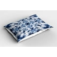 thumbnail image 2 of Ambesonne Indigo Paisley Pillow Sham 2 Pack, Old Fashion Art, 26"x20", Indigo and Grey, 2 of 3