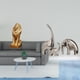 thumbnail image 2 of Escultura De Cerámica Majestuosa De León Y Elefante, Adorno De Mesa Coleccionable, Figura Artística Decorativa Para Oficina, Hogar, Estantería, Regalo De Cumpleaños., 2 of 8