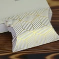 thumbnail image 3 of Lot de 50 Boîtes à Sucre de Mariage Réutilisables Sac de Dorure pour Bijoux Boîtes Cadeaux en Forme d'Oreiller Rangement pour Tarte pour Proposition Fête, 3 of 9
