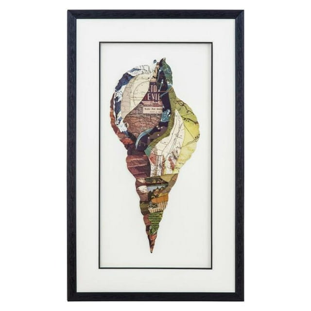 Yosemite 3230052 1 x 16 x 26 in. Conch II Wall Art, Multi Color