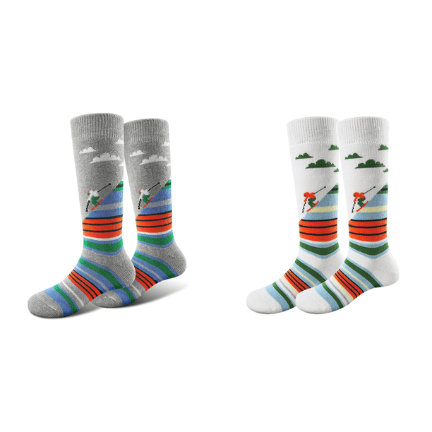 Calcetines Esquí para Clima Medias Cómodas Senderismo (gris)