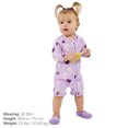thumbnail image 2 of JAN & JUL UV Protective Toddler Swimsuit Girl, Long Sleeve UPF 50+ (18-24m, Lavender Ice Cream), 2 of 9