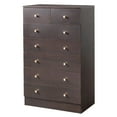 thumbnail image 3 of Tcbosik 40.5" Tall Dresser with 7 Storage Drawers for Bedroom, Chest of Drawers for Closet, Entryway, Living Room, Brown, 3 of 9
