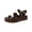 Brown Croco, variant on Naturalizer Women's Zizi Ankle Straps Heeled Sandal Brown Croco Faux Leather 8M