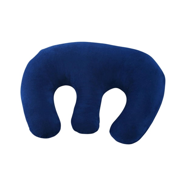 Almohada de pecho para salón de belleza, almohada de apoyo cómoda, suave y gruesa, cojín hueca para de pecho para salón de belleza y spa Azul