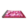 thumbnail image 2 of Ahgly Company Indoor Round Abstract Pink Contemporary Area Rugs, 4' Round, 2 of 4