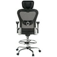 thumbnail image 6 of Harwick Deluxe Mesh Drafting Stool with Arms-Color:Black, 6 of 8