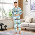 thumbnail image 6 of FORMRS Onesies Pajama for Adults Unisex Hoodie Winter Jumpsuit One Piece Sleepwear, Sizes S-2XL, Cartoon Train Pattern, 6 of 7