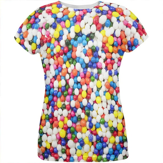 Halloween Sprinkles All Over Womens T Shirt Multi SM